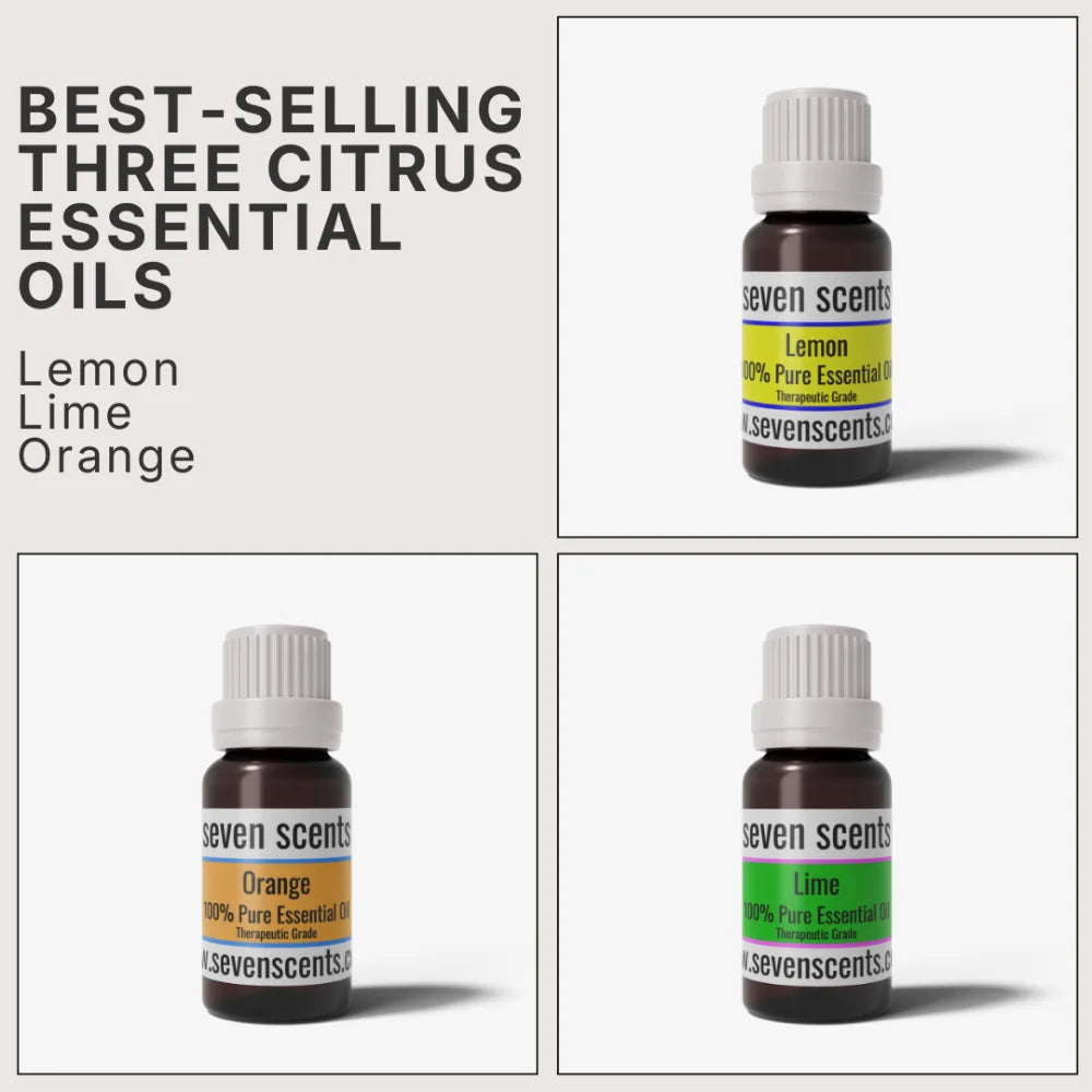 3 Pack of Citrus Essential Oils