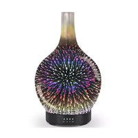 Leo 100ml 3D glass essential oil diffuser in dark - Seven Scents NZ