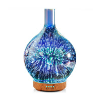 Leo 100ml 3D glass essential oil diffuser in light - Seven Scents NZ