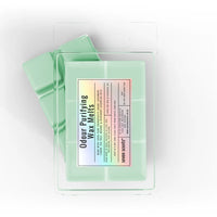 Pack of 'Odour Purifying Wax Melts' by seven scents on a white background