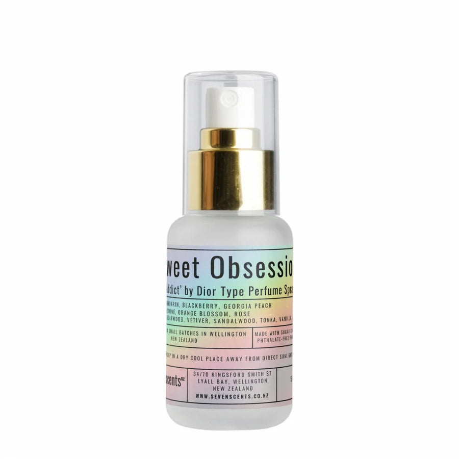 Sweet Obsession perfume spray bottle - oriental floral fragrance inspired by Addict by Dior