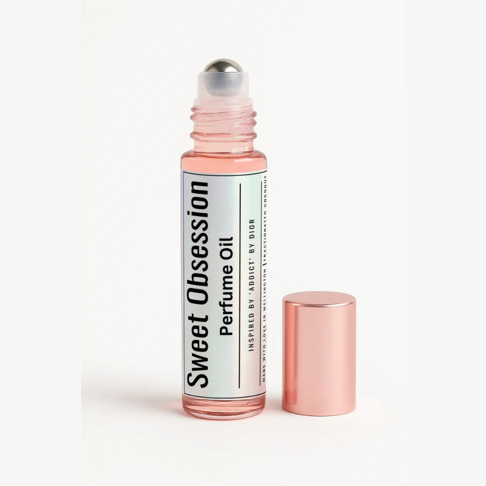 Sweet Obsession perfume oil bottle - oriental floral fragrance inspired by Addict by Dior