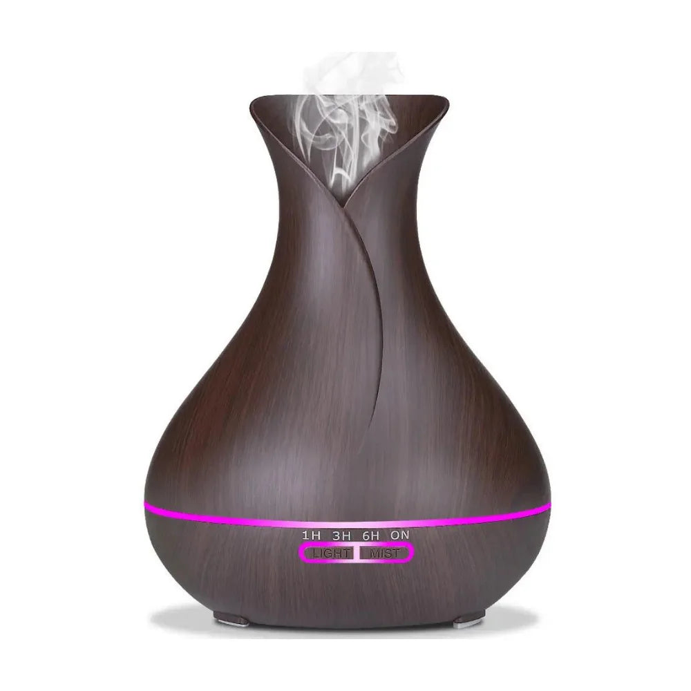 Tui aromatherapy diffuser graceful tulip shape with ambient LED glow