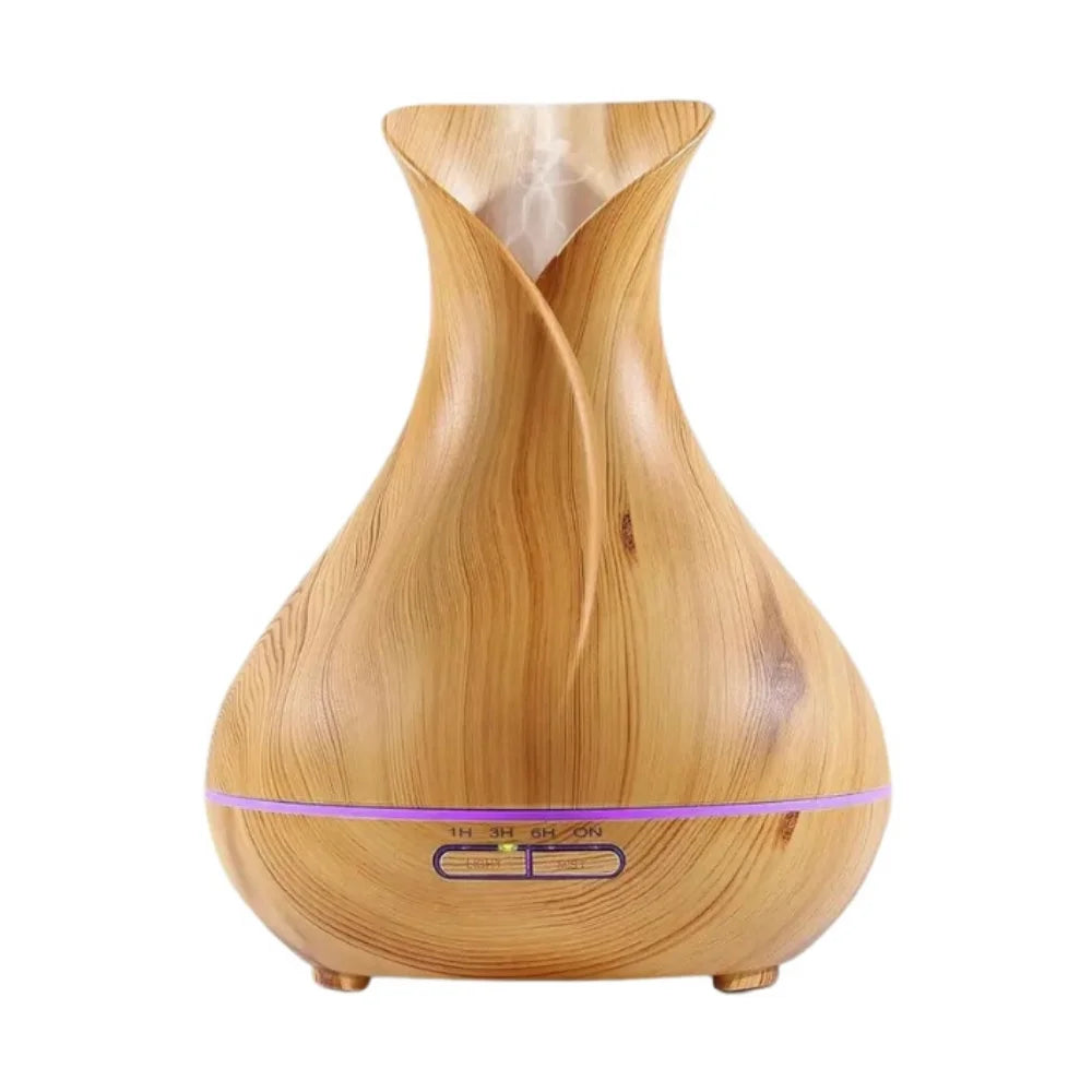 Tui aromatherapy diffuser elegant tulip design with LED lights illuminated